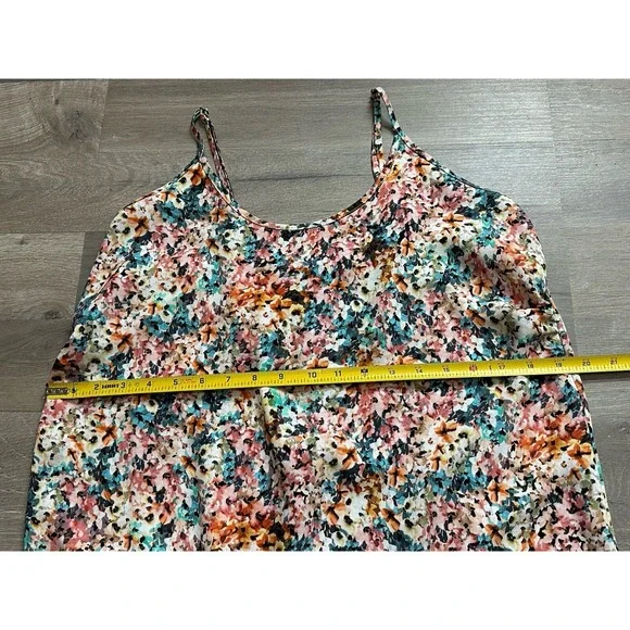 Lucy & Laurel Floral Spaghetti Strap Maxi Dress - Size M - Picture 3 of 9